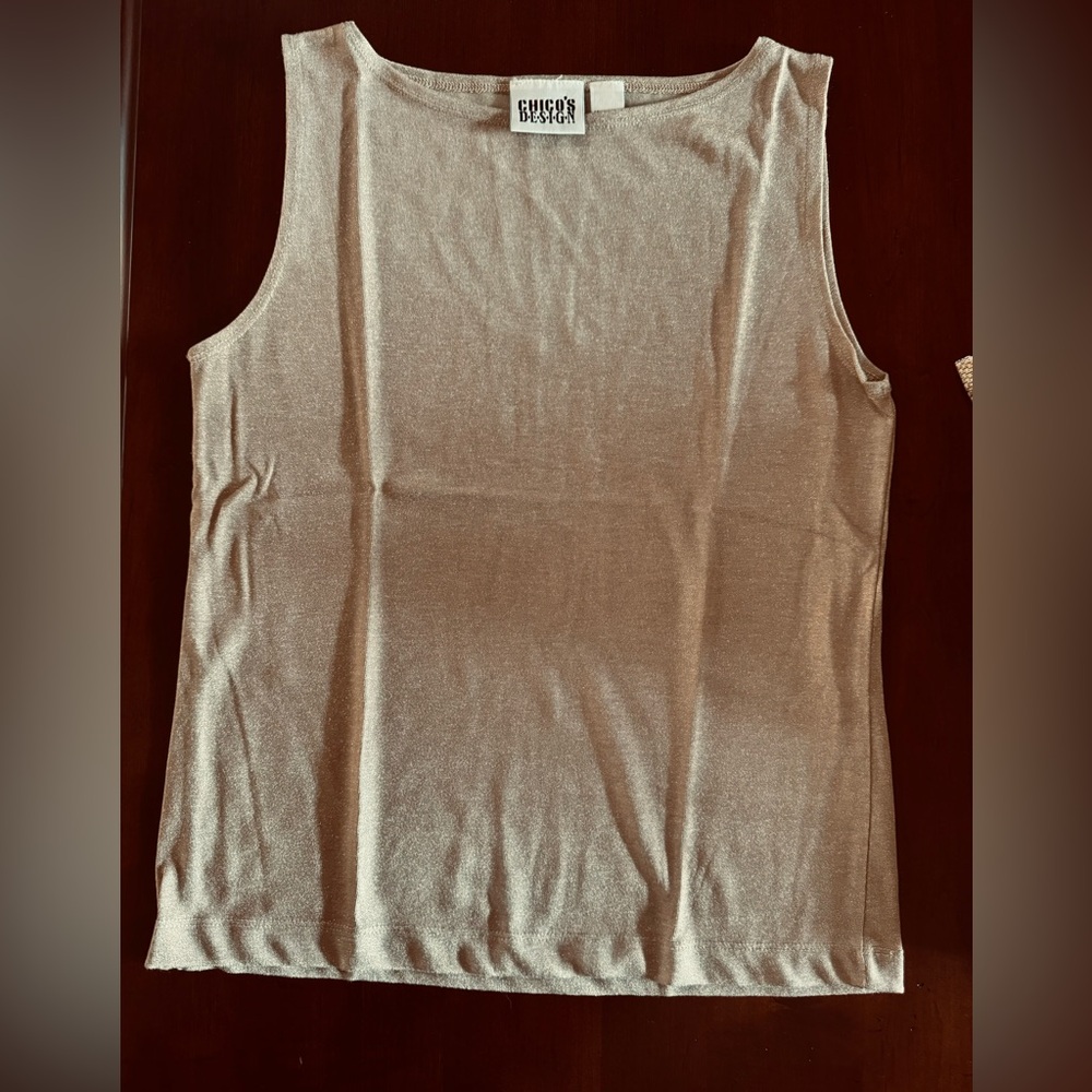 Gold gold shimmery tank